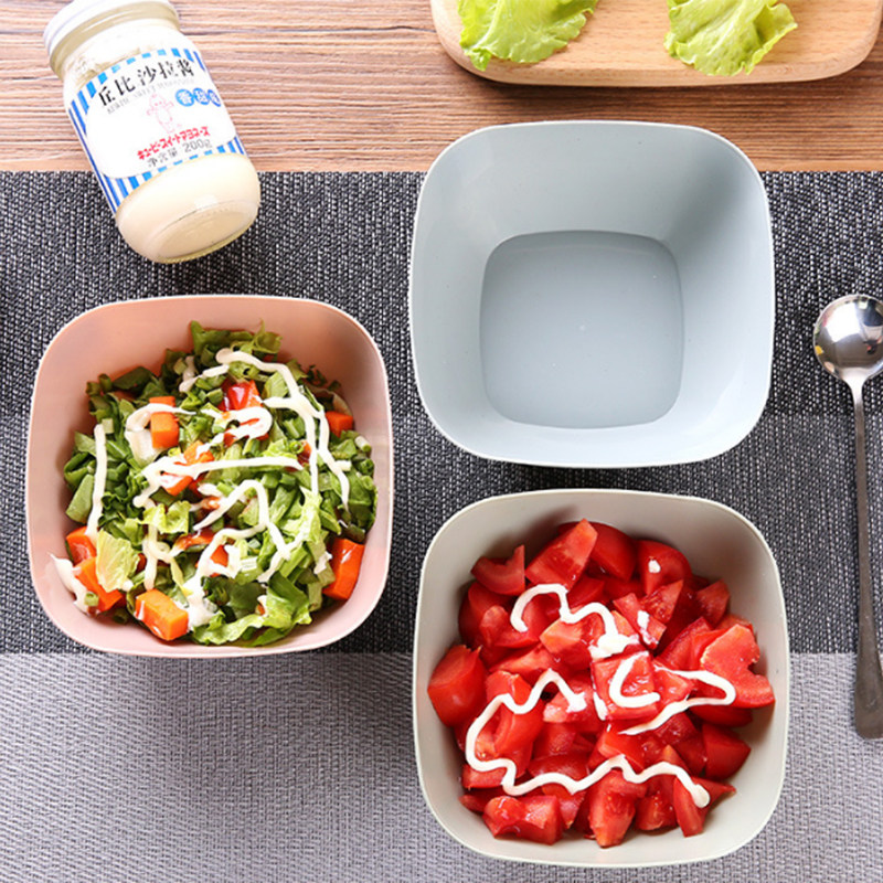 方形水果盘客厅塑料水果盆家用厨房洗菜盆茶几糖果盘沙拉碗色拉碗,餐饮具,碗,淘宝优惠券,粉丝福利购,淘宝优惠卷