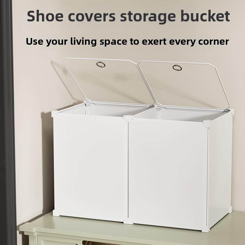 门道鞋套收纳盒家用一次性面具鞋套收纳神器模型房组织收纳鞋套桶,收纳整理,桌面收纳盒,淘宝优惠券,粉丝福利购,淘宝优惠卷