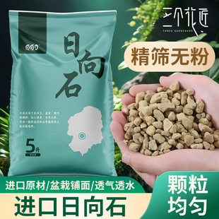 日向石日本进口正品轻石陶粒营养土颗粒浮石兰石多肉铺面垫底养花