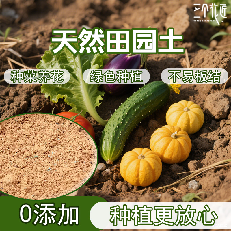 优质天然田园土室内盆栽优选花土