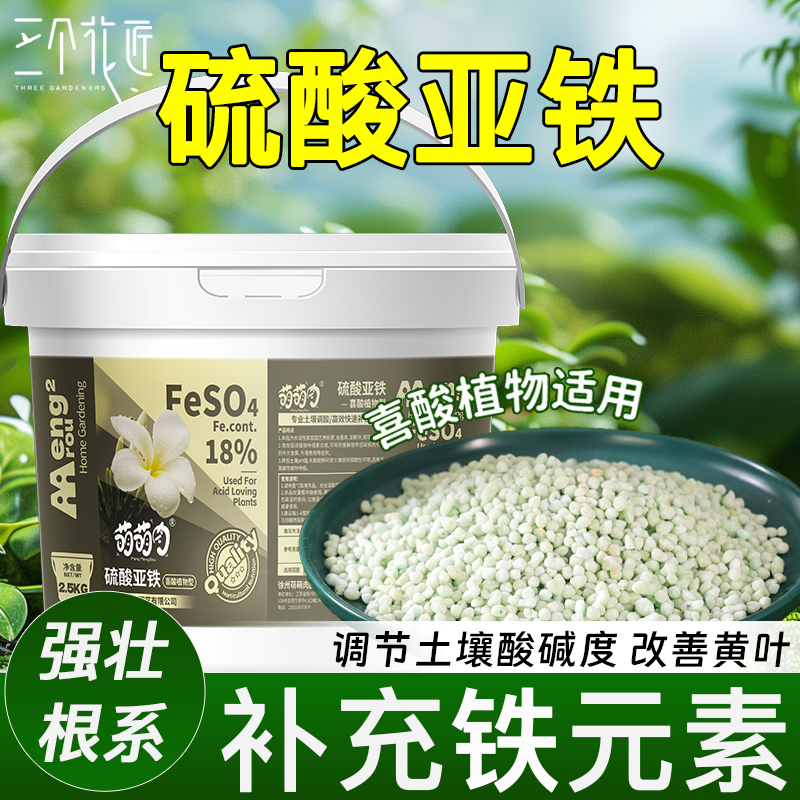 硫酸亚铁花肥料栀子花专用肥喜酸