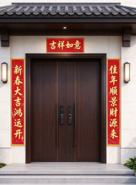 对联框架结婚乔迁铝合金边框