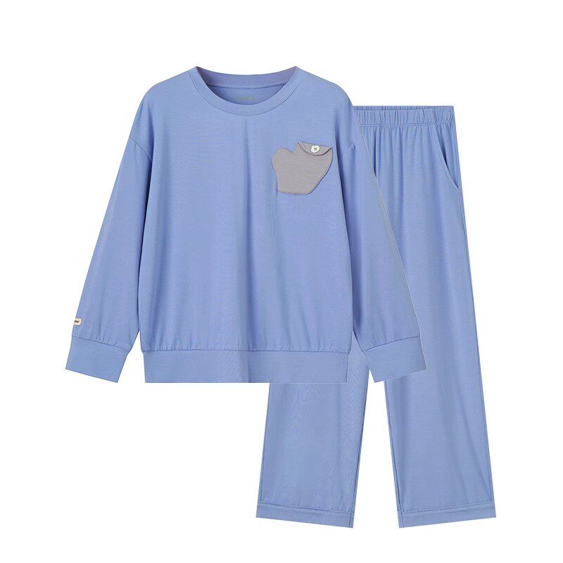 [텐셀 가을옷세트] HEYBETTER 어린이 자연 콘서트 흡습 통기성 잠옷 및 가정복