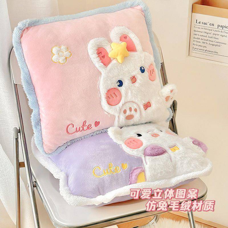 高颜值抱枕毯子二合一被子两用靠枕车载车用办公室空调午睡枕头