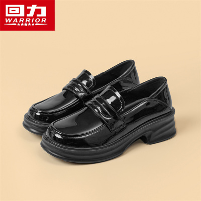 回力女士jk小裙子百搭休闲小皮鞋