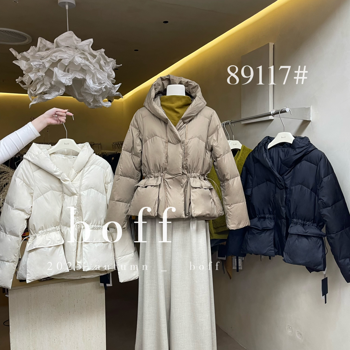 boff-古时髦精必入收腰显瘦连帽保暖羽绒服外套(有检测报告)89117