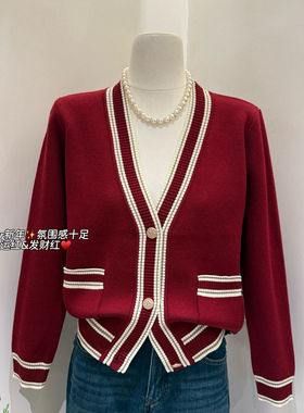 古示-冬上新新年必入️年货抗起球毛衣开衫保暖毛衣133078