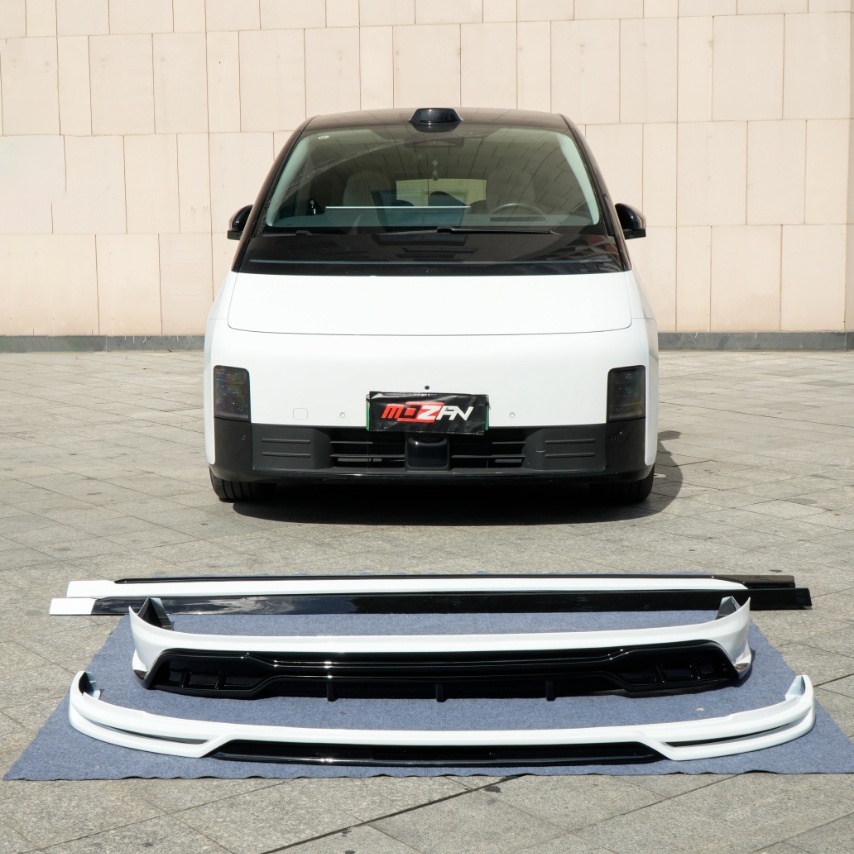 适用于理想mega汽车前包围运动风格套件改装升级防刮前唇后唇侧裙