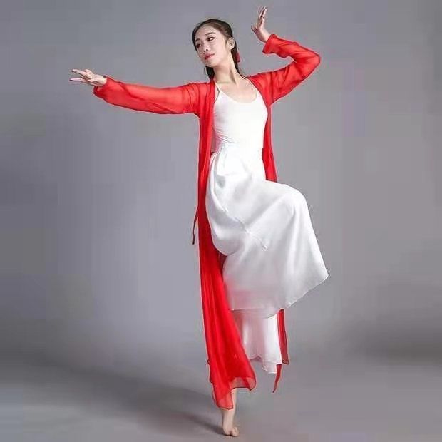 垂感白色潮流雪纺阔腿裤女宽松韩版舞蹈裙裤高腰显瘦长裤裙休闲裤