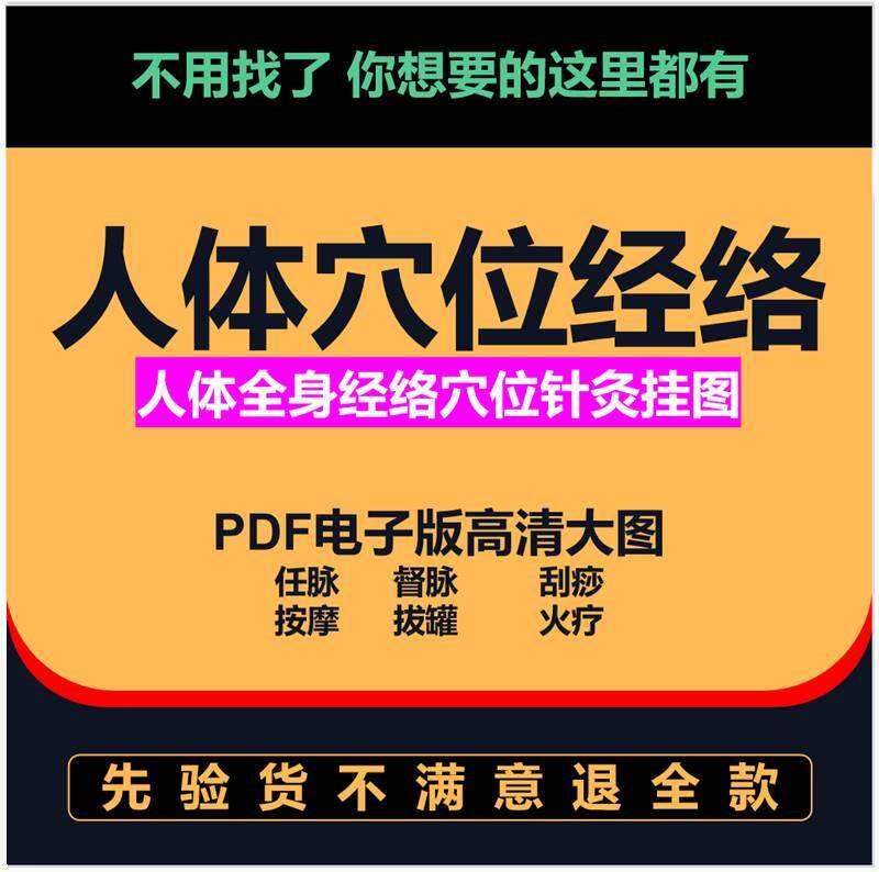 人体经络穴位图电子版超高清全身大图片高清女人经络穴位经络男人