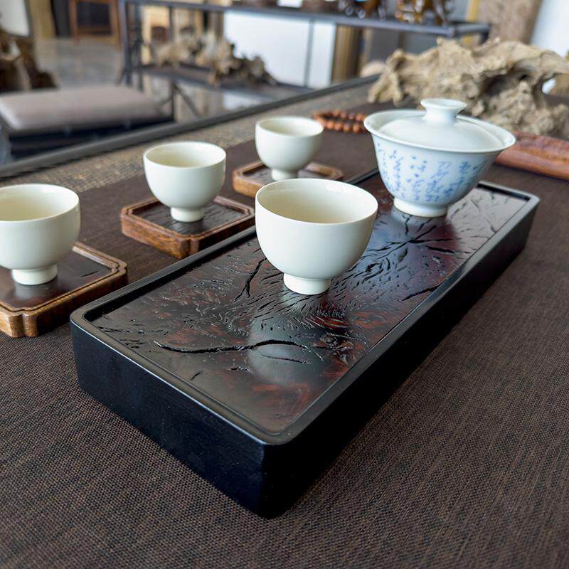 莫山堂3-11手工实木壶承干泡台茶盘茶台功夫茶具茶道配件旅行日式