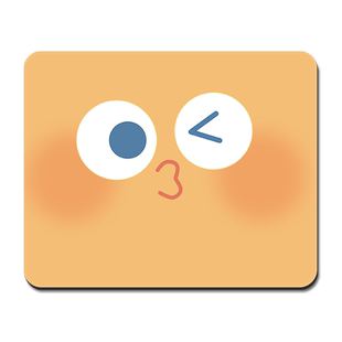 表情包鼠标垫小号便携护腕软垫办公游戏桌面垫电脑键盘书桌垫定制