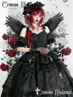 【定金】星灵指挥官Lolita圣夜祭诗哥特风原创正品JSK佯装连衣裙