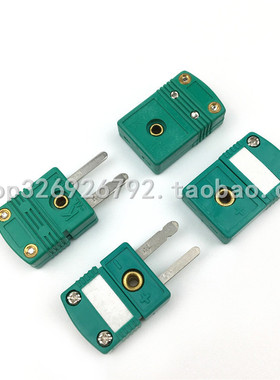 欧米伽热电偶迷你插头K型连接器SMPW-Ki-MF欧标绿色公插头母插座