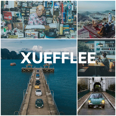 XUEFFLEE暗青电影风调色预设PS滤镜FCPX达芬奇软件lightroom手机