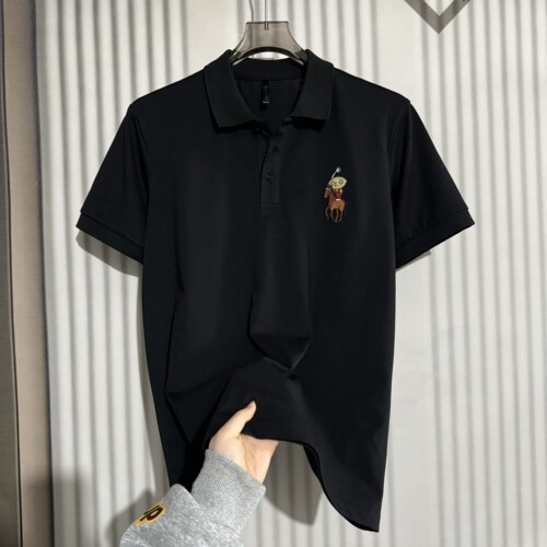 明亮叔出品恶搞之家刺绣POLO衫