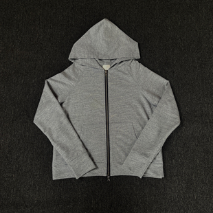 明亮叔出品第三季3rd雪花灰开衫连帽卫衣高街风格春秋款拉链外套