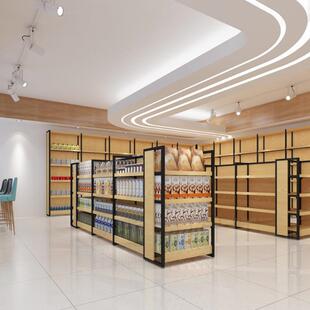 超市便利店货架小卖部零食休闲展架生活日用品袋装食品商超货架