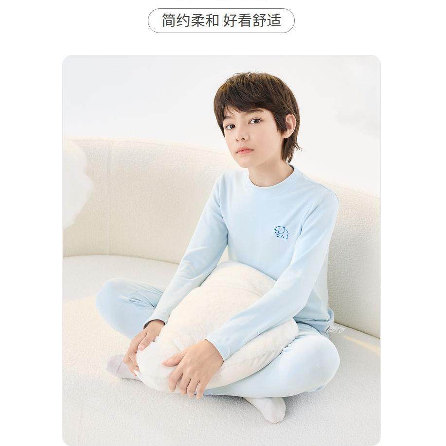 男童秋衣秋裤女童秋衣套装中大童加厚内衣羊羔绒清仓捡漏尾单剪标