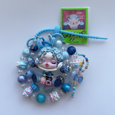 skullpanda夜之城系列钥匙扣挂件