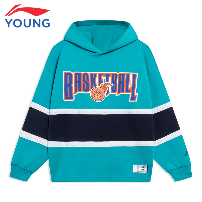 李宁儿童装卫衣男童春秋季新款