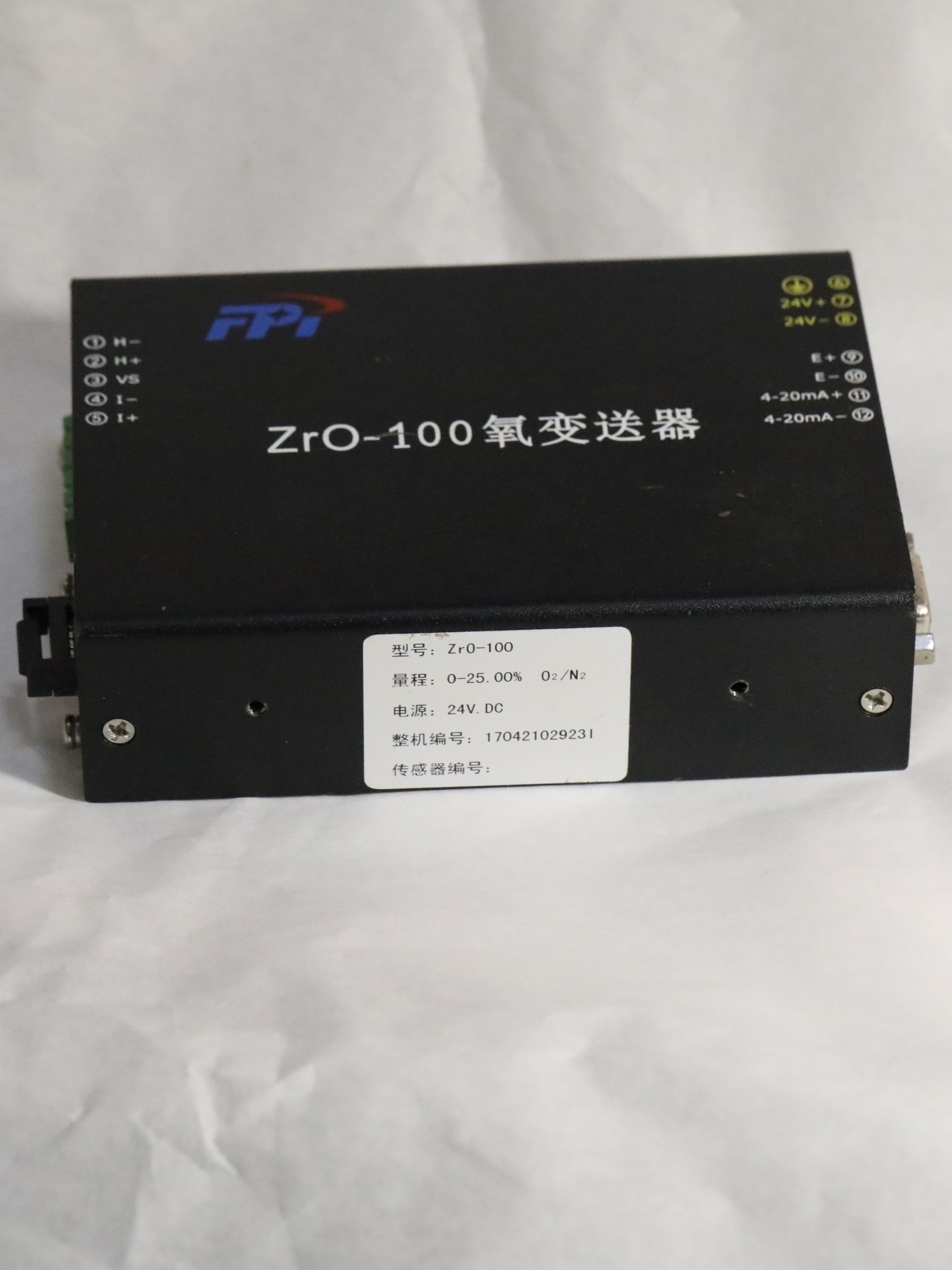 聚光 ZRO-100 CEMS2000 氧气 变送器