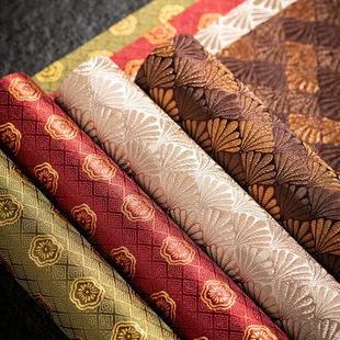 禅意茶席简约织锦茶台桌布长条茶巾布艺干泡台桌旗 知舍西陈织中式