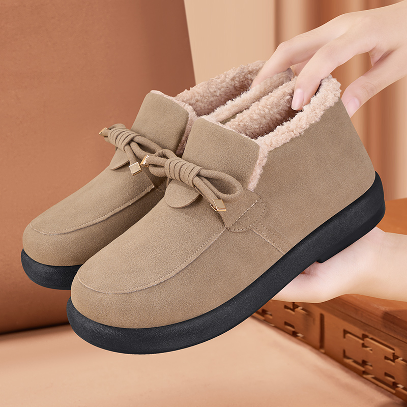老北京棉鞋女时尚防滑舒适雪地靴