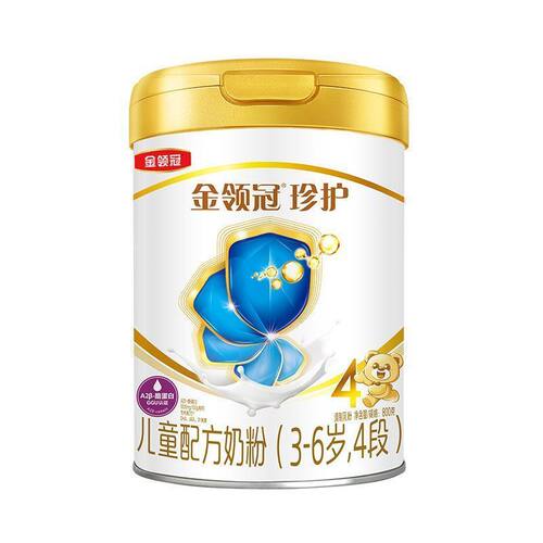 正品保证）伊利金领冠珍护4段3-6岁儿童成长奶粉牛奶粉800g