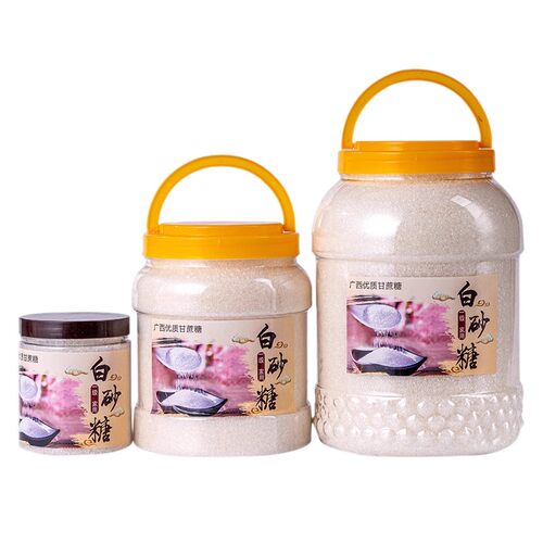 罐装白砂糖明阳牌纯甘蔗糖送勺子