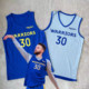 勇士库里球衣汤普森巴特勒美式 速干篮球热身训练背心投篮服可定制