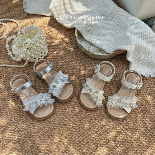 高品质好货夏季新款女童手工凉鞋公主鞋