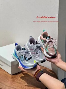 2026夏日季新款儿童运动鞋网面透气新款男童女童跑步鞋