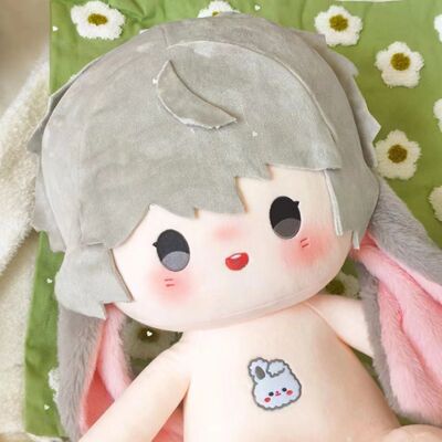 原创垂耳执事周边40CM棉花娃娃