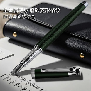 鸵鸟墨水办公签字永生钢笔练字书法学生用3.4墨囊可替换商务钢笔