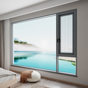 美沃112断桥铝门窗系统窗外开 内开 窗封阳台封窗落地窗户隔音699