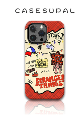 适用于iPhone17promax新款苹果16pro网红手机壳15/14菲林13涂鸦红色怪物12二合一XR防摔xsmax创意8plus小众7