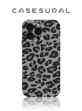 适用于iPhone17promax苹果16小米15新款华为mate70荣耀400手机壳辣妹灰色豹纹vivos30opporeno14一加ACE5菲林