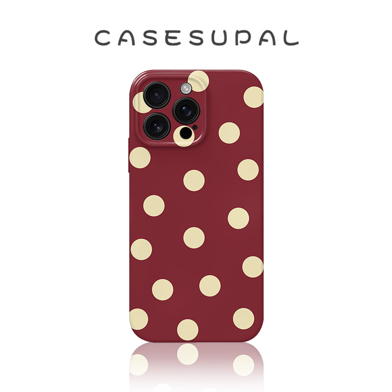 适用于iPhone17苹果16手机壳华为mate80新款oppofindx9菲林荣耀500全包小米17复古红奶油波点vivos50一加ACE6,3C数码配件,手机保护套/壳,淘宝优惠券,粉丝福利购,淘宝优惠卷