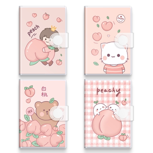 梦瑾卡通小本子小号便携随身迷你可爱便签本学生a7胶套小本随手记单词本文具奖励小礼品奖品记事本实用小礼物