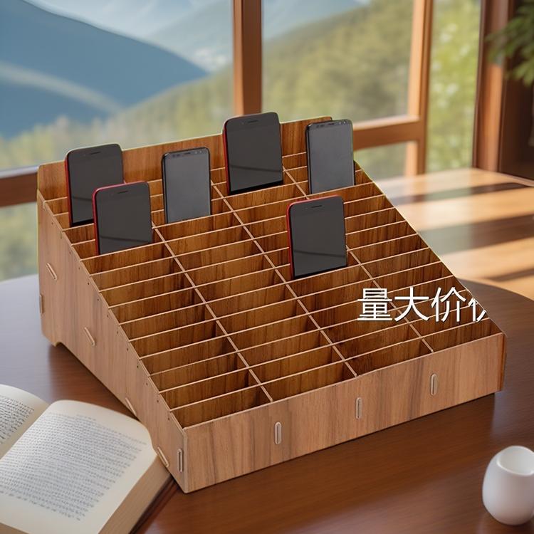 手机收纳盒存放多格阶梯式维修架
