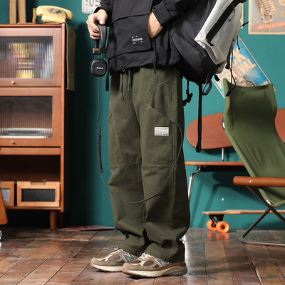 日系cityboy直筒休闲裤男工装裤