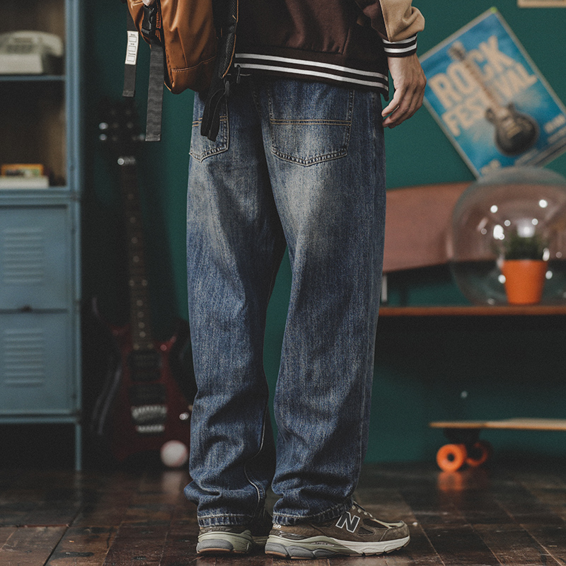 复古水洗工艺、时尚潮流穿搭、舒适宽松版型