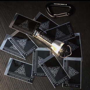 DW户外露营gz灯贴纸goalzero灯DEVISEWORKS装饰贴纸金属色露营贴