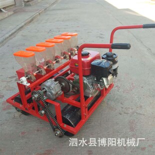 小型手推多行汽油蔬菜播种机五行菠菜胡萝卜播种机人Y力盖膜机厂