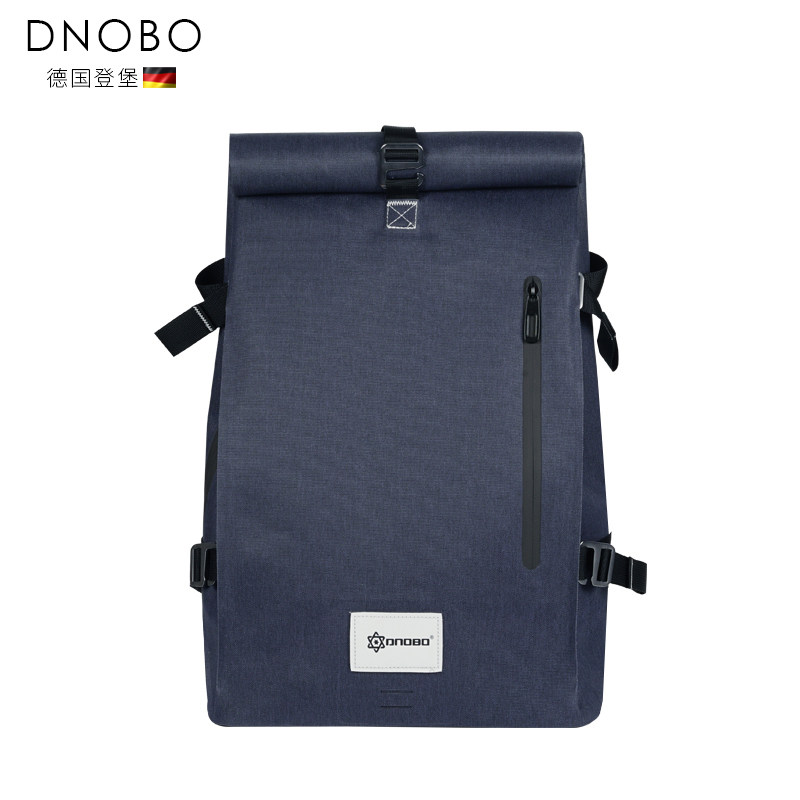 德国登堡防雨水卷口背包20升男通勤旅游休闲包15.6寸电脑双肩包