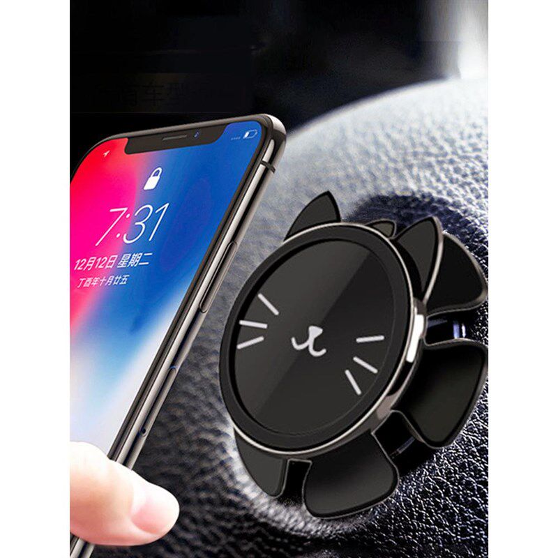 汽车方向盘手机夹车载手机u架车用手机支架固定方向盘上重力可旋