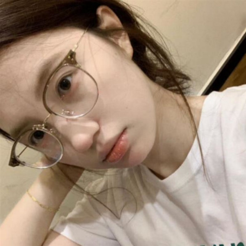 茶色半框素颜神器镜架级感小脸可配L度数近视眼镜平光镜女款