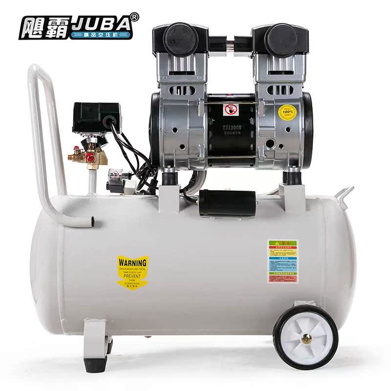 空压6机100-4修0L60w气泵无油静音压缩机家W用打气泵木工装喷漆