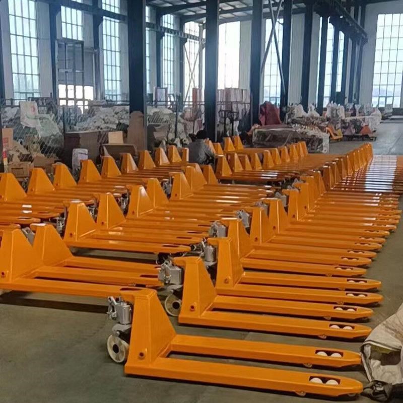 2t2.5t3T4mt5吨地牛 仓库手动液压搬运车托盘拖车液压物流叉车